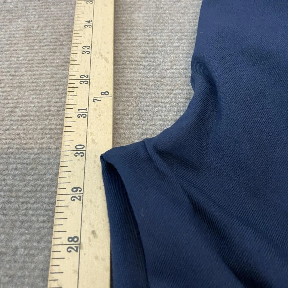 Banana‎ Republic Pants Mens 32R Navy Slim Fit Drawstring Waist Elastic Back
